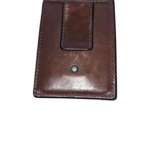Coach Brown Leather Card Holder